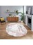 Dijital Kaymaz Taban Yıkanabilir Oval Mermer Desen Mutfak Salon Halısı, V-O-Mermer-26-Pembe, 1