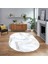 Dijital Kaymaz Taban Yıkanabilir Oval Mermer Desen Mutfak Salon Halısı, V-O-Mermer-29-Mavi, 1