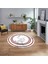 Dijital Kaymaz Taban Yıkanabilir Yuvarlak Mermer Desen Mutfak Salon Halısı, V-Y-Mermer-05-Bordo, 1