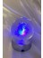 3D LED Işık Cam Küre Çok Işıklı Pilli Ay Astronot 6 cm 2