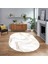 Dijital Kaymaz Taban Yıkanabilir Oval Mermer Desen Mutfak Salon Halısı, V-O-Mermer-29-Beyaz, 1