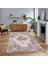 Dijital Baskılı Kaymaz Taban Yıkanabilir Klasik Desen Yolluk Salon Halısı, V-Klasik-22-Pembe, 1