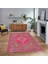 Dijital Baskılı Kaymaz Taban Yıkanabilir Klasik Desen Yolluk Salon Halısı, V-Klasik-06-Pembe, 1