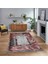 Dijital Baskılı Kaymaz Taban Yıkanabilir Klasik Desen Yolluk Salon Halısı, V-Klasik-08-Bordo, 1