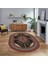 Dijital Kaymaz Taban Yıkanabilir Oval Klasik Desen Yolluk Salon Halısı, V-O-Klasik-26-Bordo, 1