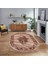 Dijital Kaymaz Taban Yıkanabilir Oval Klasik Desen Yolluk Salon Halısı, V-O-Klasik-11-Bordo, 1