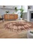 Dijital Kaymaz Taban Yıkanabilir Oval Klasik Desen Yolluk Salon Halısı, V-O-Klasik-11-Bordo, 2
