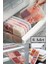 6 Adet Dondurulmuş Mini 4 Bölmeli Öğünlük Sebze Saklama Kabı Et Tavuk Suyu Kıyma Buzluk Organizer 1
