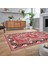 Dijital Baskılı Kaymaz Taban Yıkanabilir Etnik Desen Yolluk Salon Halısı, V-Etnik-10-Pembe, 2