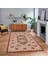 Dijital Baskılı Kaymaz Taban Yıkanabilir Etnik Desen Yolluk Salon Halısı, V-Etnik-08-Bordo, 1
