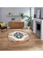 Dijital Kaymaz Taban Yıkanabilir Yuvarlak Etnik Desen Mutfak Salon Halısı, V-Y-Etnik-05-Renkli, 1