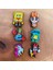 Crocs Jibbitz Terlik Süsü Sünger Bob,power Puff Girls,ninja Kaplumbağa,bay Yengeç 6 'lı Set 1