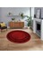 Dijital Kaymaz Taban Yıkanabilir Yuvarlak Çerçeveli Mutfak Salon Halısı, V-Y-Çerçeveli-05-Bordo, 1