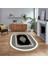 Dijital Kaymaz Taban Yıkanabilir Oval Çerçeveli Mutfak Salon Halısı, V-O-Çerçeveli-23-Sarı, 1