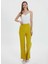 Normal Bel Standart Sarı Kadın Pantolon 24YSL5141 1