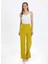 Normal Bel Standart Sarı Kadın Pantolon 24YSL5141 2
