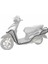 Honda Activa 2023-2024 Uyumlu Motor Koruma Demiri Siyah 5