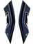 Honda PCX 125 2021-2024 Uyumlu Yan Ayak Pad Mavi 1