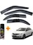 Skoda Rapid Sedan Mügen Cam Rüzgarlığı 2012 Sonrası 4 Lü Takım +500ML Lastik Parlatıcı 2