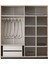 Vega 4 Kapaklı Modern Aynalı Elbise Dolabı Gardrop 180X50X200CM 4