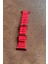 Apple Watch 3 4 5 6 7 8 9 Se Uyumlu 38-40-41MM Ocean Kordon Kaliteli Silikon Kayış Kırmızı 4