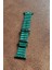 Apple Watch 7 Uyumlu 41MM Ocean Kordon Kaliteli Silikon Kayış Yeşil 4