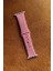 Apple Watch 3 4 5 6 7 8 9 Se Uyumlu 38-40-41MM Klasik Kordon Silikon Kayış Pembe 4