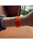 Apple Watch 9 Uyumlu 41MM Klasik Kordon Silikon Kayış Turuncu 3