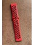 Honor Watch Gs Pro Uyumlu 22MM Delikli Nike Kordon Silikon Kayış Kırmızı-Siyah 1