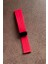 Amazfit Cheetah Pro Uyumlu 22MM Manyetik D Mıknatıs Kordon Silikon Kayış Kırmızı 1