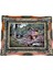 Saklı Değirmen Adlı Iran Tebriz Halı Tablo 95X75CM - Duvar Halı Kilim Tablo 1