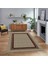 Dijital Baskılı Kaymaz Taban Yıkanabilir Jüt-Hasır Desen Mutfak Salon Halısı, V-Jüt-01-Bordo, 1