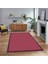 Dijital Baskılı Kaymaz Taban Yıkanabilir Jüt-Hasır Desen Mutfak Salon Halısı, V-Jüt-03-Kırmızı, 1