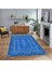 Dijital Baskılı Kaymaz Taban Yıkanabilir Jüt-Hasır Desen Mutfak Salon Halısı, V-Jüt-08-Mavi, 1