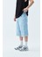 Etnik Desenli Bermuda Denim Şort 1