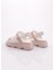 3527 Kadin Kalin Taban Sandalet 3