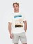 Erkek T-Shirt Kırık Beyaz 22028735 Onskolton Reg Beach Photoprınt Ss Tee 1