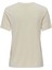 Kadın T-Shirt Bej 15303212 Onlfree Lıfe Reg S/s Leaf Top Box Jrs 2