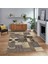Dijital Baskılı Kaymaz Taban Yıkanabilir Patchwork Yolluk Salon Halısı, V-Patchwork-16-Vizon, 1