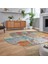 Dijital Baskılı Kaymaz Yıkanabilir Oval Patchwork Yolluk Salon Halısı, V-O-Patchwork-17-Renkli, 2