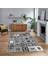 Dijital Baskılı Kaymaz Taban Yıkanabilir Patchwork Yolluk Salon Halısı, V-Patchwork-11-Gri, 1