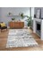 Dijital Baskılı Kaymaz Taban Yıkanabilir Patchwork Yolluk Salon Halısı, V-Patchwork-02-Gri, 1
