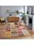 Dijital Baskılı Kaymaz Taban Yıkanabilir Patchwork Yolluk Salon Halısı, V-Patchwork-04-Renkli, 1