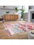 Dijital Baskılı Kaymaz Taban Yıkanabilir Patchwork Yolluk Salon Halısı, V-Patchwork-02-Kırmızı, 2