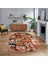 Dijital Baskılı Kaymaz Yıkanabilir Oval Patchwork Yolluk Salon Halısı, V-O-Patchwork-12-Renkli, 1