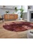 Dijital Baskılı Kaymaz Yıkanabilir Oval Patchwork Yolluk Salon Halısı, V-O-Patchwork-05-Kırmızı, 2