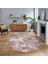 Dijital Baskılı Kaymaz Yıkanabilir Oval Patchwork Yolluk Salon Halısı, V-O-Patchwork-20-Kahve, 1