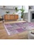 Dijital Baskılı Kaymaz Taban Yıkanabilir Patchwork Yolluk Salon Halısı, V-Patchwork-17-Pembe, 2