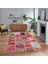 Dijital Baskılı Kaymaz Taban Yıkanabilir Patchwork Yolluk Salon Halısı, V-Patchwork-04-Kırmızı, 1