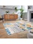 Dijital Baskılı Kaymaz Taban Yıkanabilir Patchwork Yolluk Salon Halısı, V-Patchwork-02-Renkli, 2